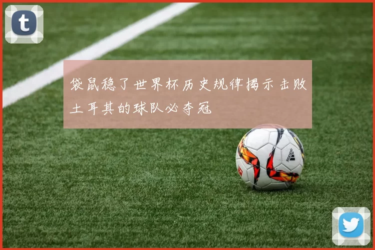 袋鼠稳了世界杯历史规律揭示击败土耳其的球队必夺冠